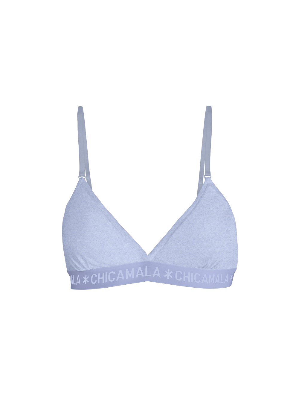 Meisjes 1-pack Triangle Top Effen