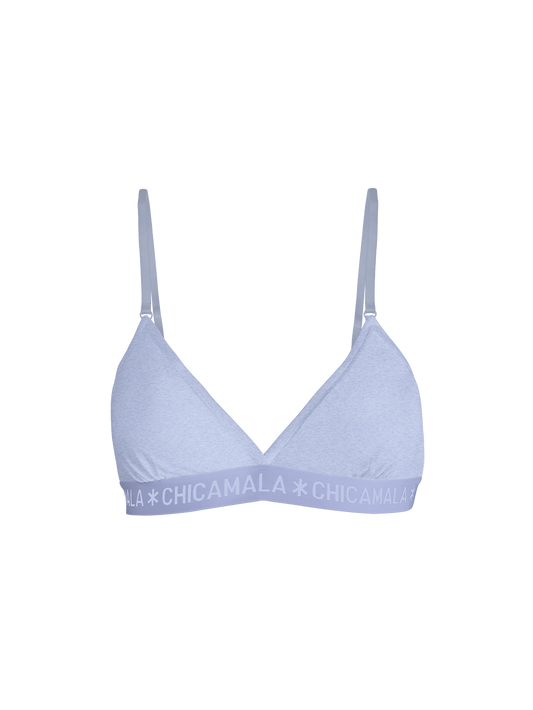 Meisjes 1-pack Triangle Top Effen