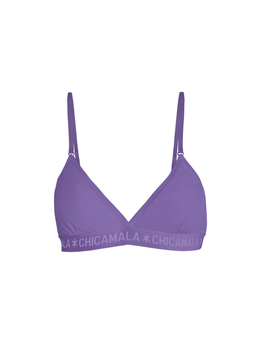 Meisjes 1-pack Triangle Top Effen