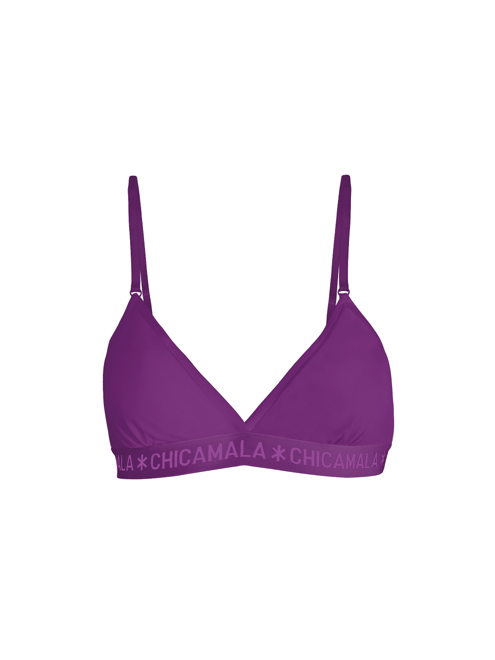 Meisjes 1-pack Triangle Top Effen