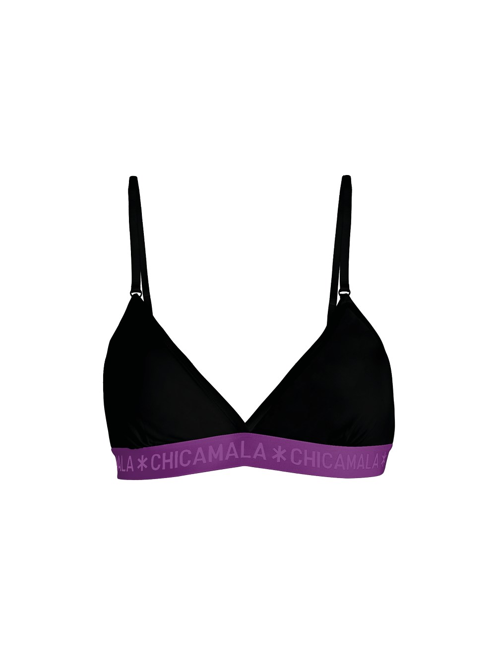 Meisjes 1-pack Triangle Top Effen