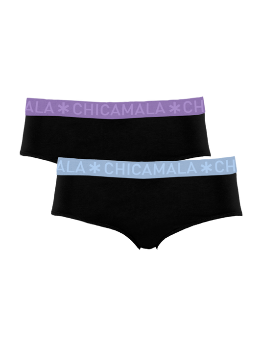 Meisjes 2-pack Briefs Effen