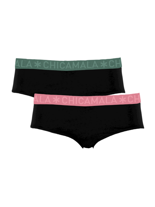Meisjes 2-pack Briefs Effen