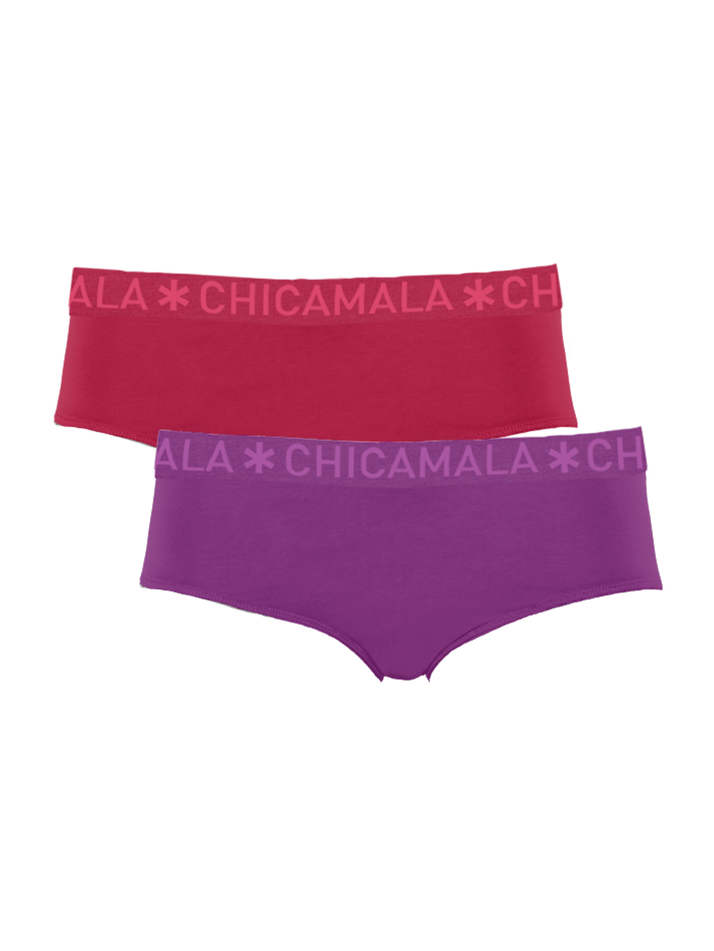 Meisjes 2-pack Briefs Effen