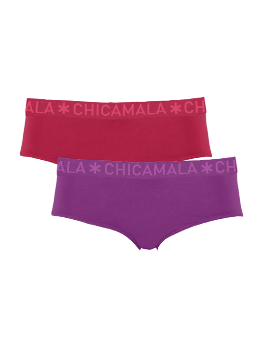 Meisjes 2-pack Briefs Effen