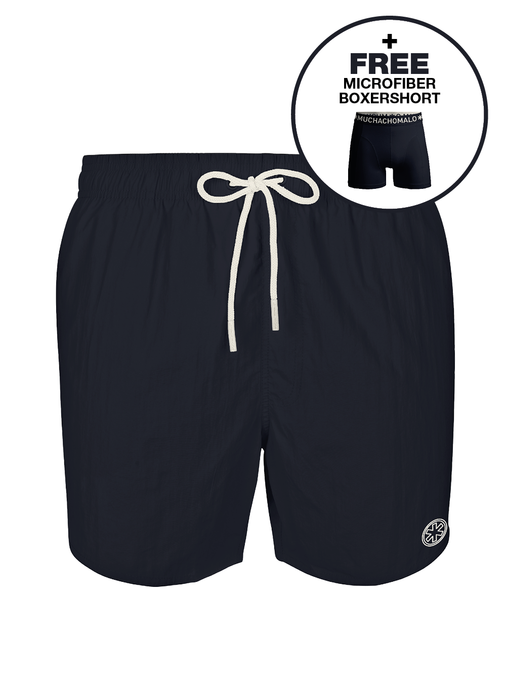 Jongens zwembroek marineblauw