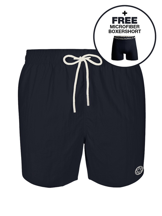 Jongens zwembroek marineblauw