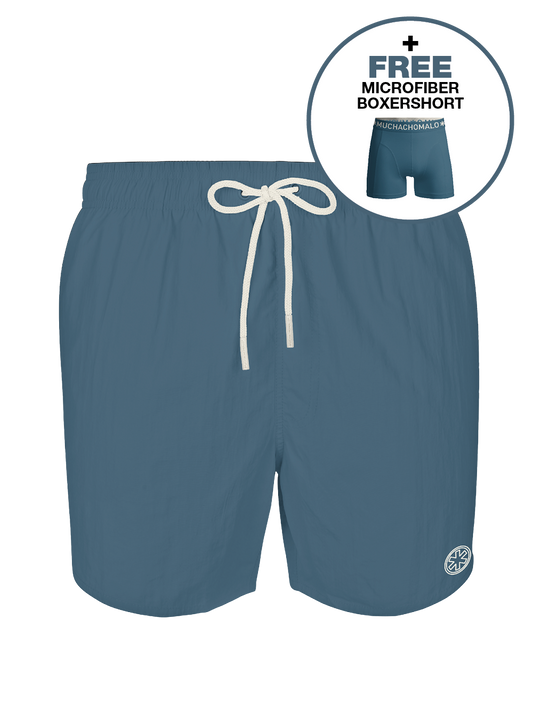Jongens zwembroek blauw