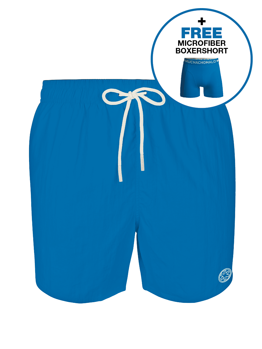 Jongens zwembroek blauw
