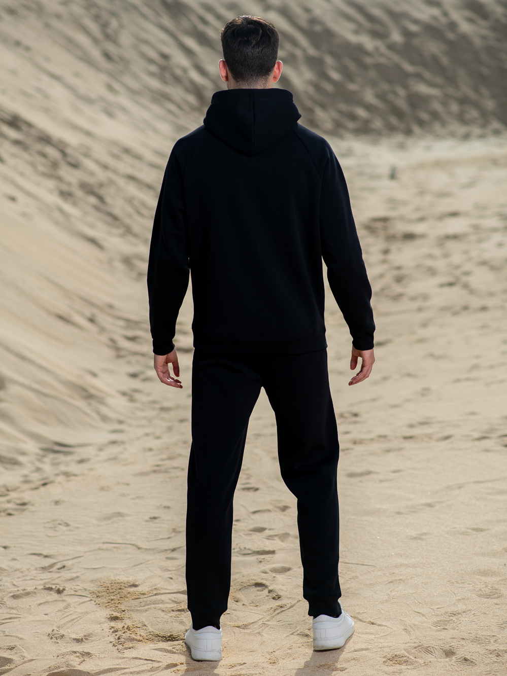 Heren Hoodie Zwart