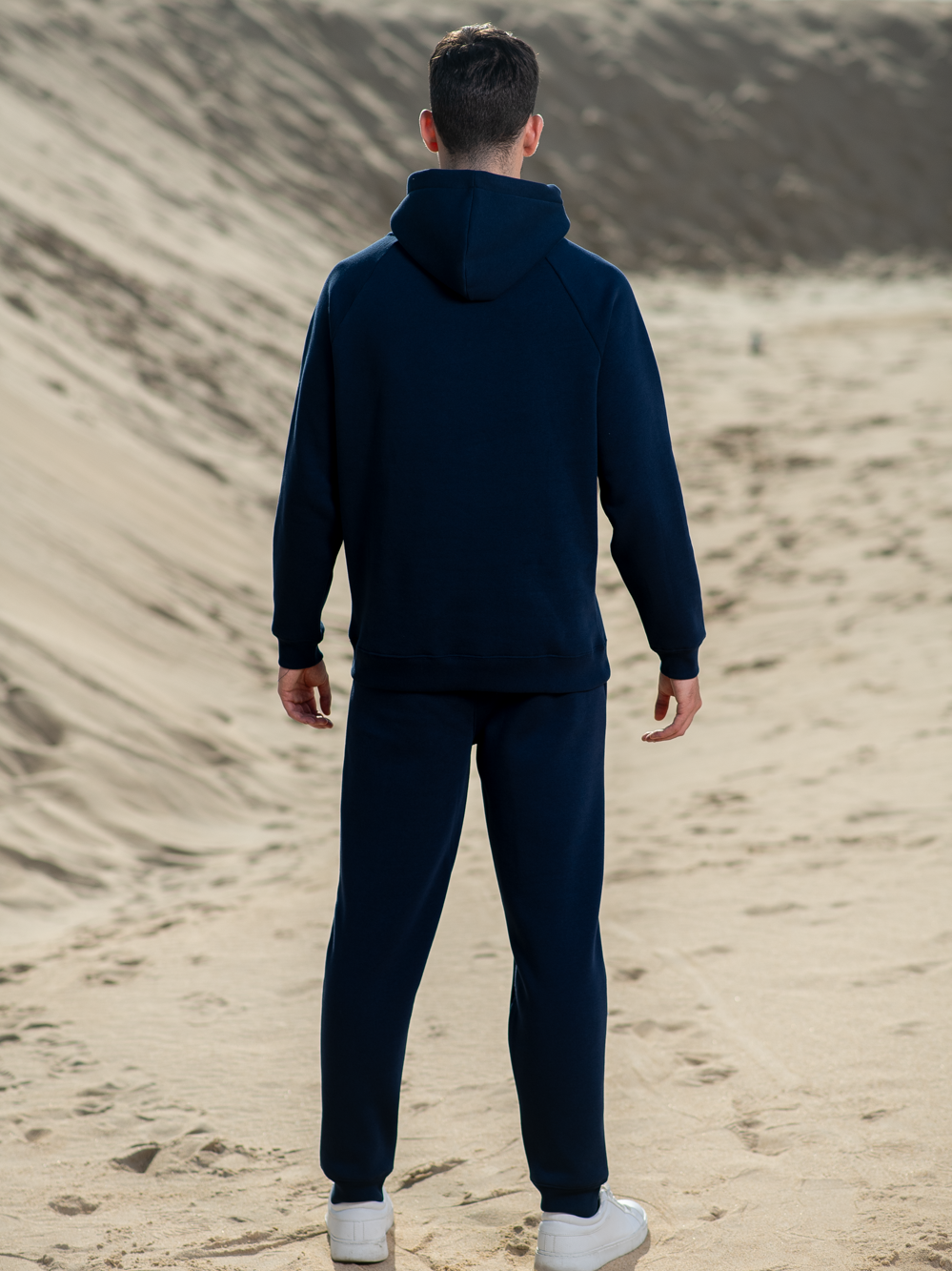 Heren Hoodie Blauw