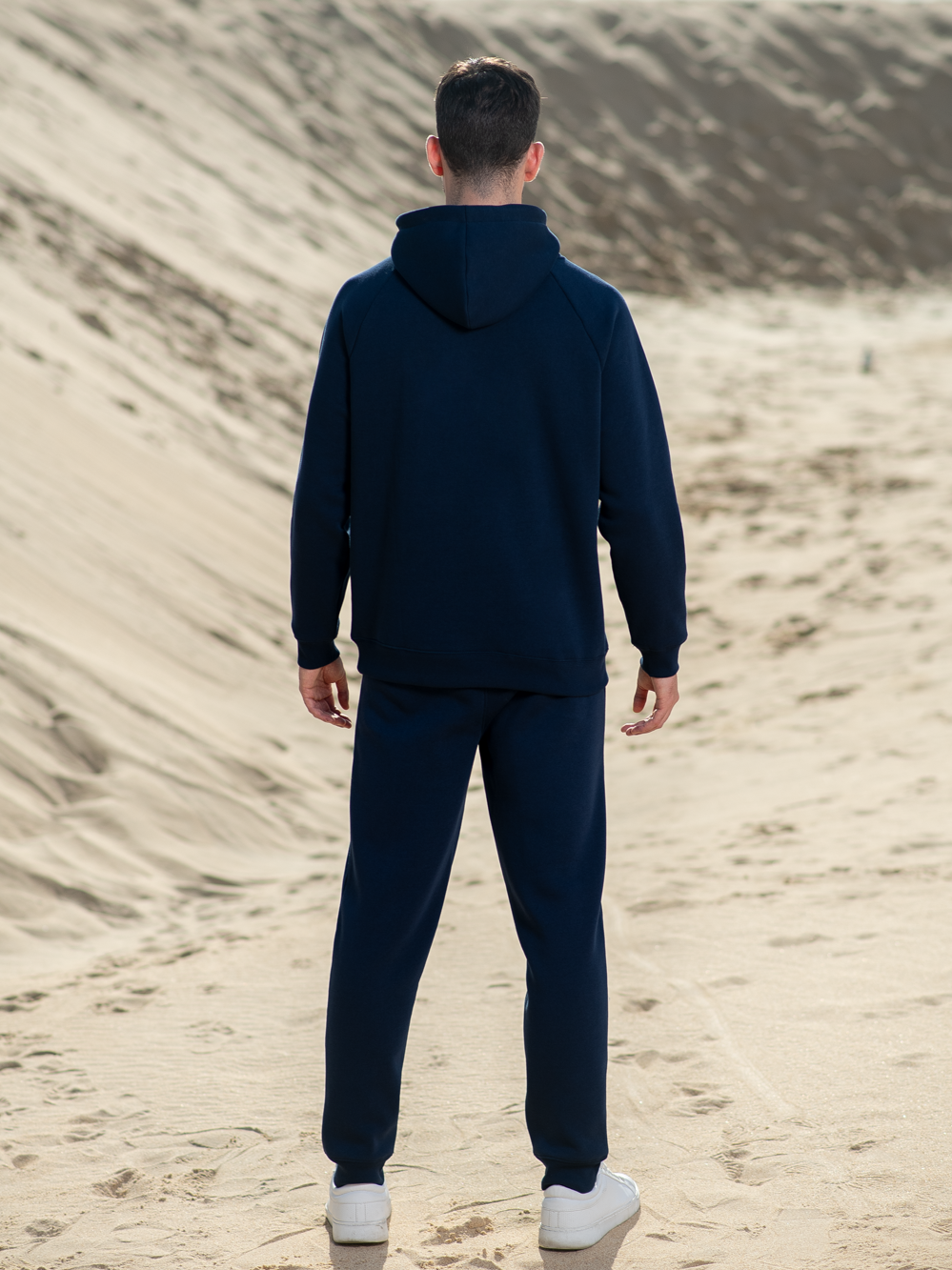 Heren Hoodie Blauw