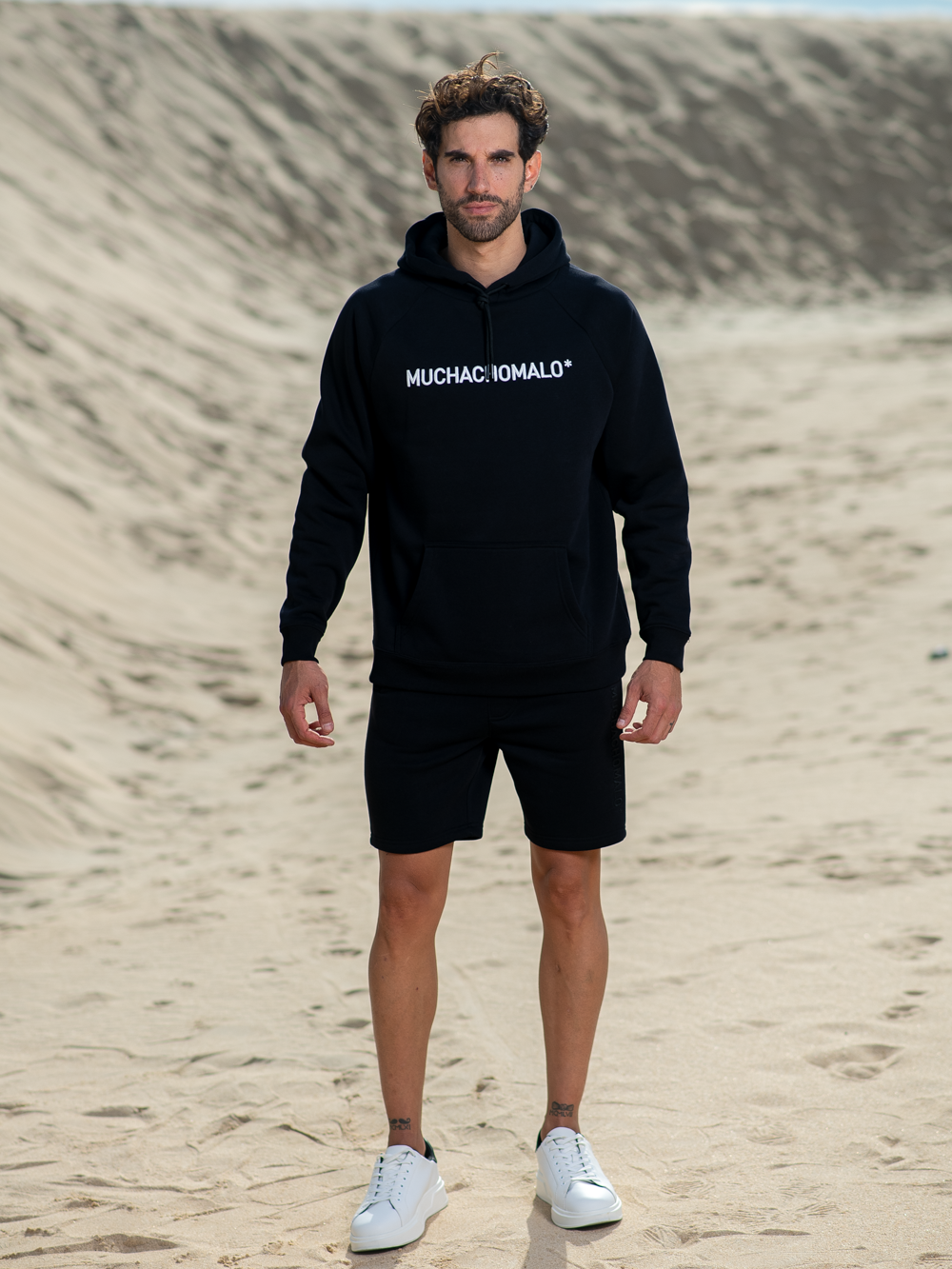 Heren Hoodie Zwart