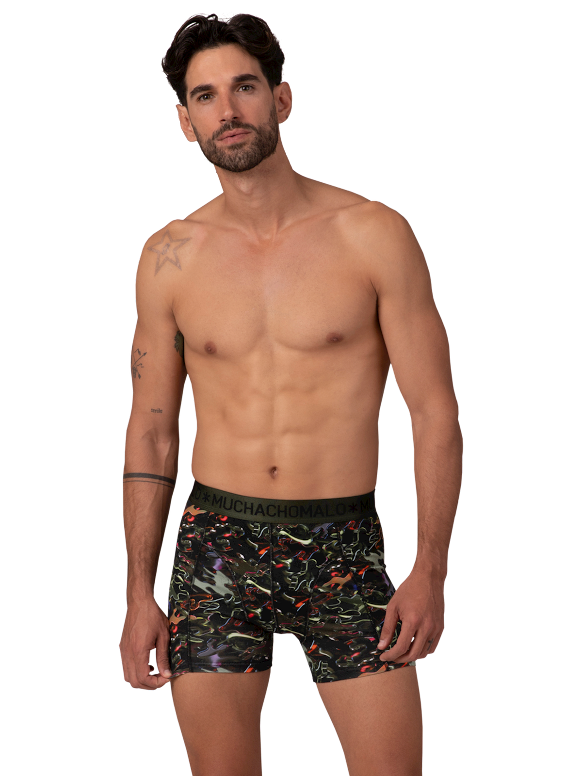 Heren 12-pack Boxershorts Print/Effen