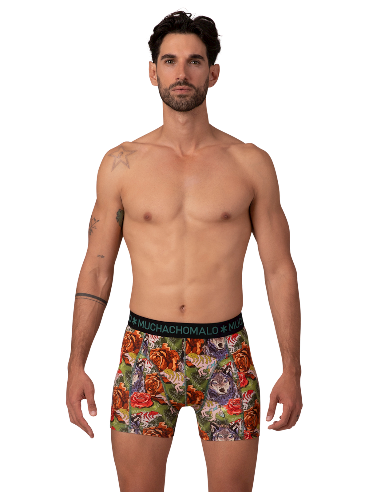Heren 12-pack Boxershorts Print/Effen