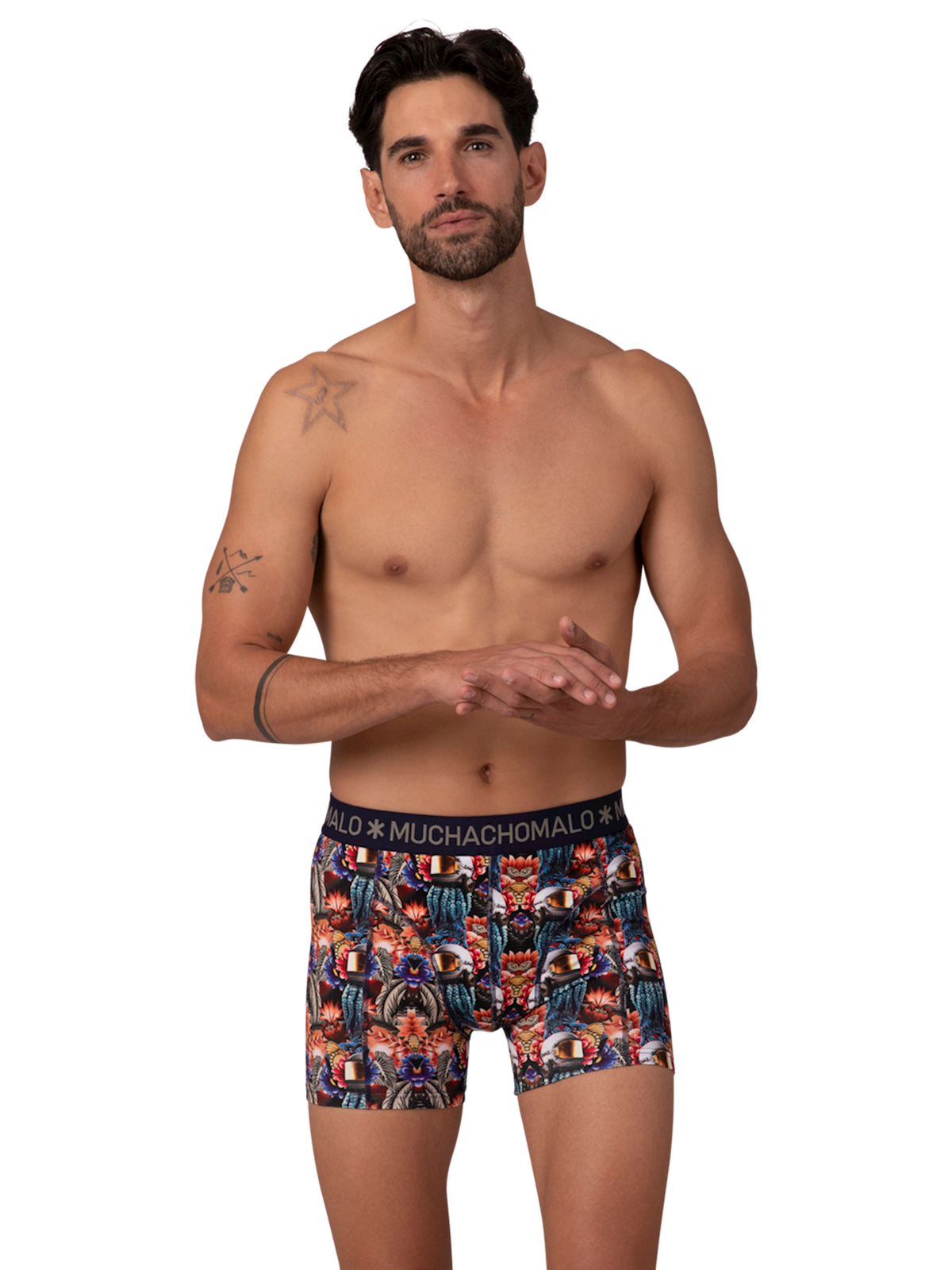 Heren 12-pack Boxershorts Print/Effen