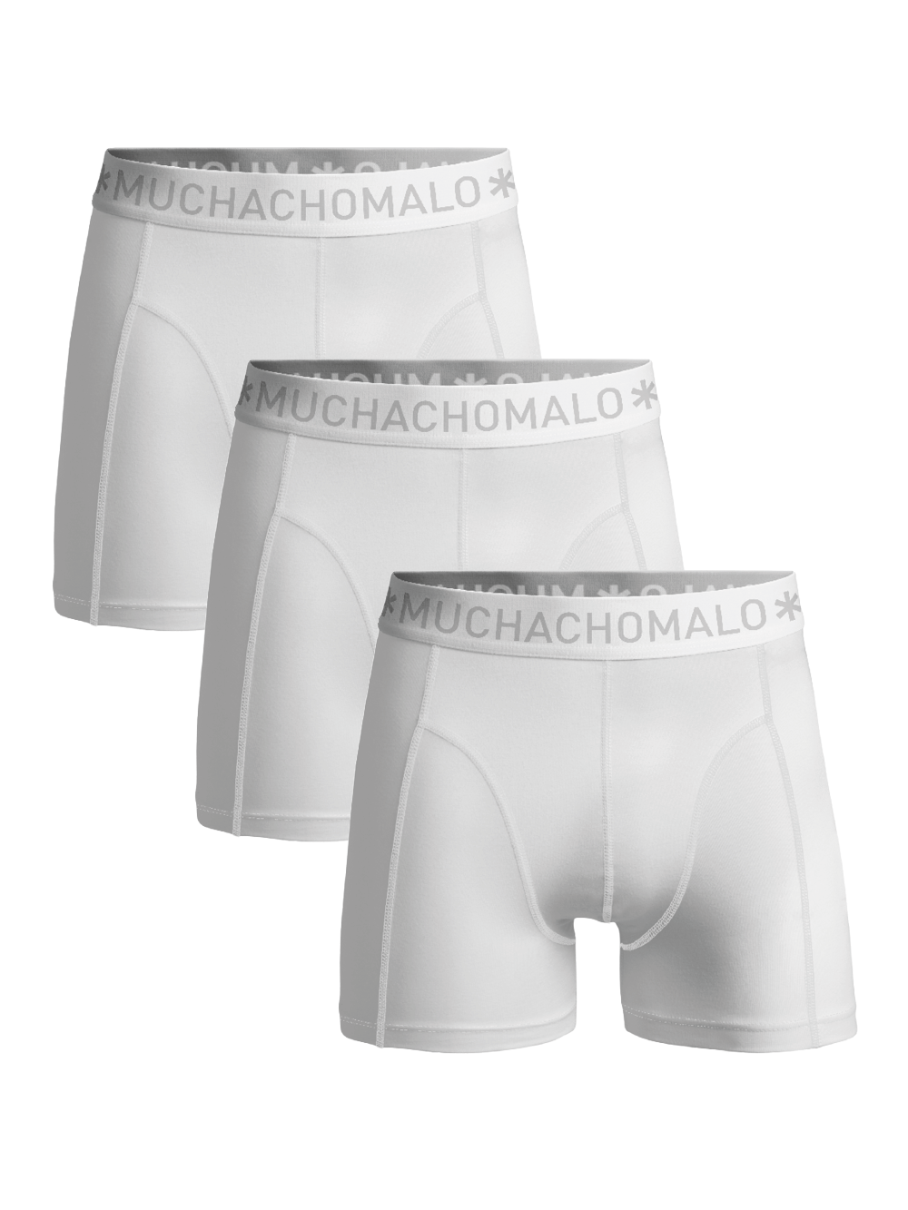 Heren 3-pack Boxershorts Effen