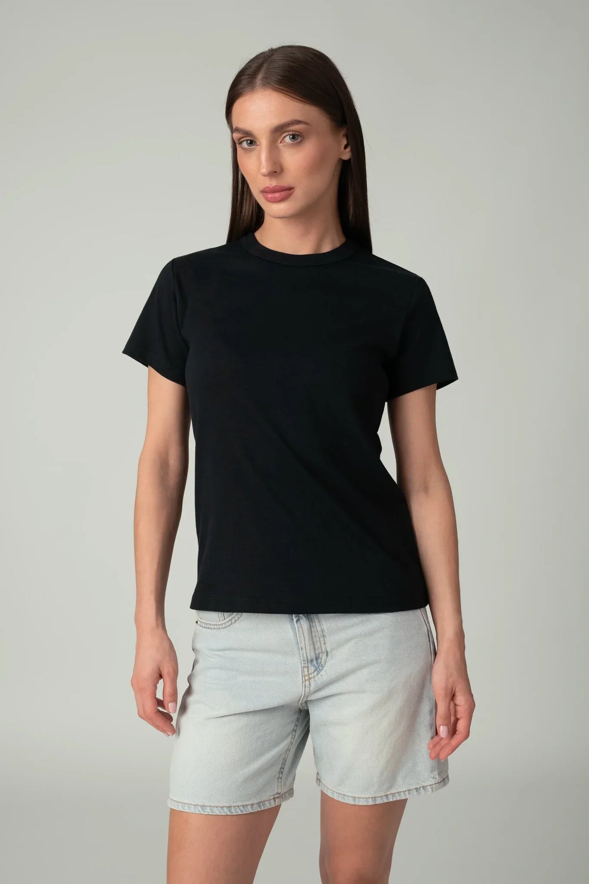 Dames T-Shirt Zwart