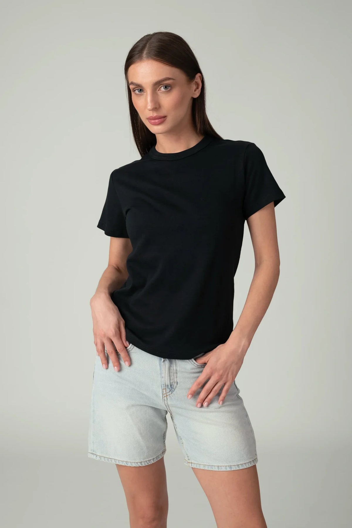 Dames T-Shirt Zwart