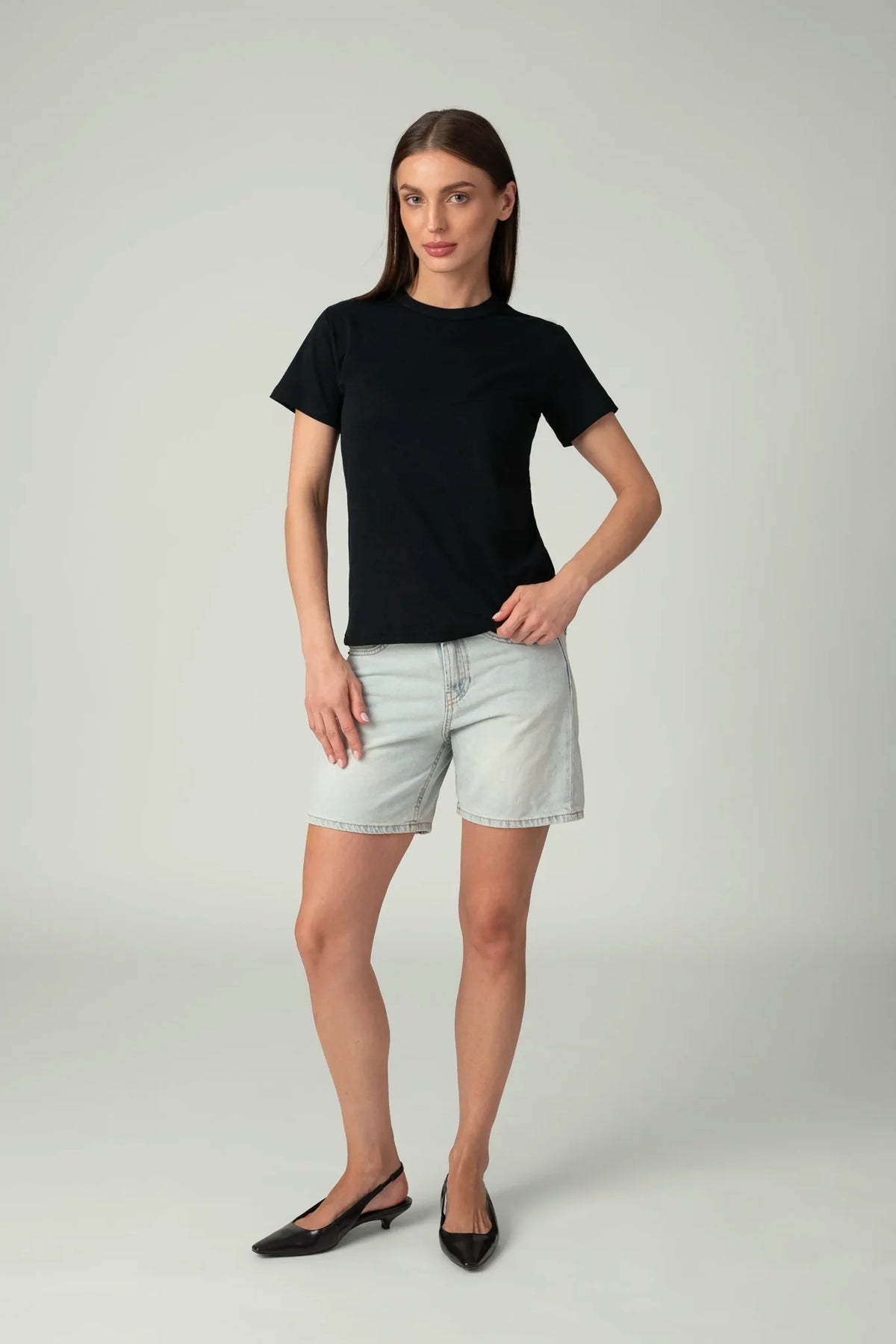 Dames T-Shirt Zwart