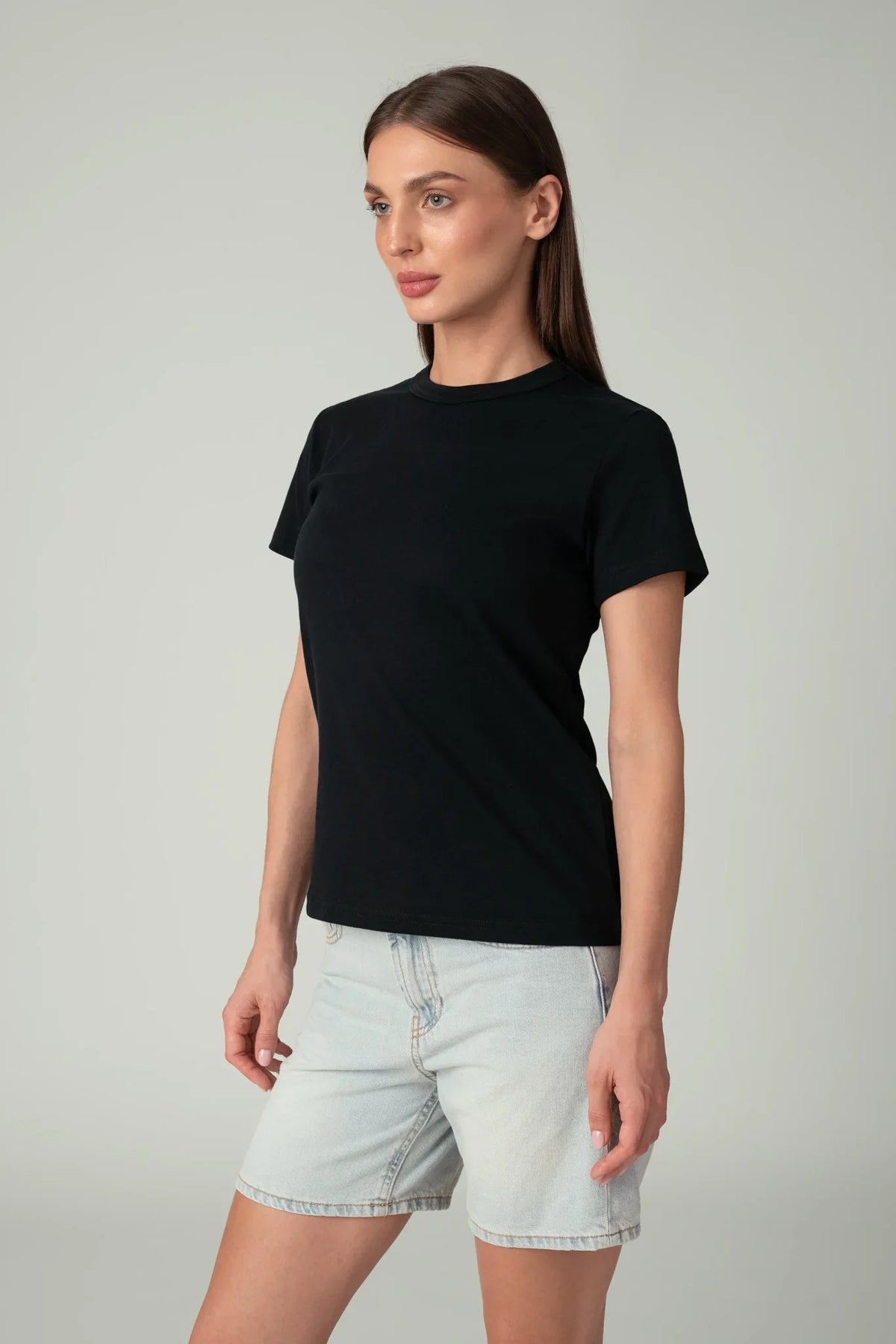Dames T-Shirt Zwart