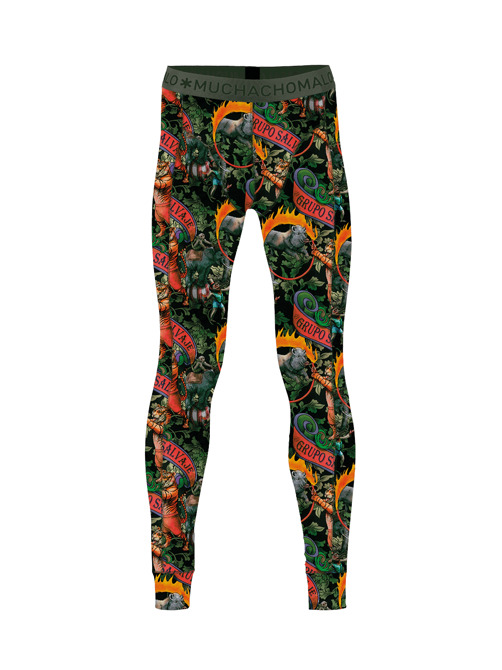 Heren 1-pack Long John Circus Animals