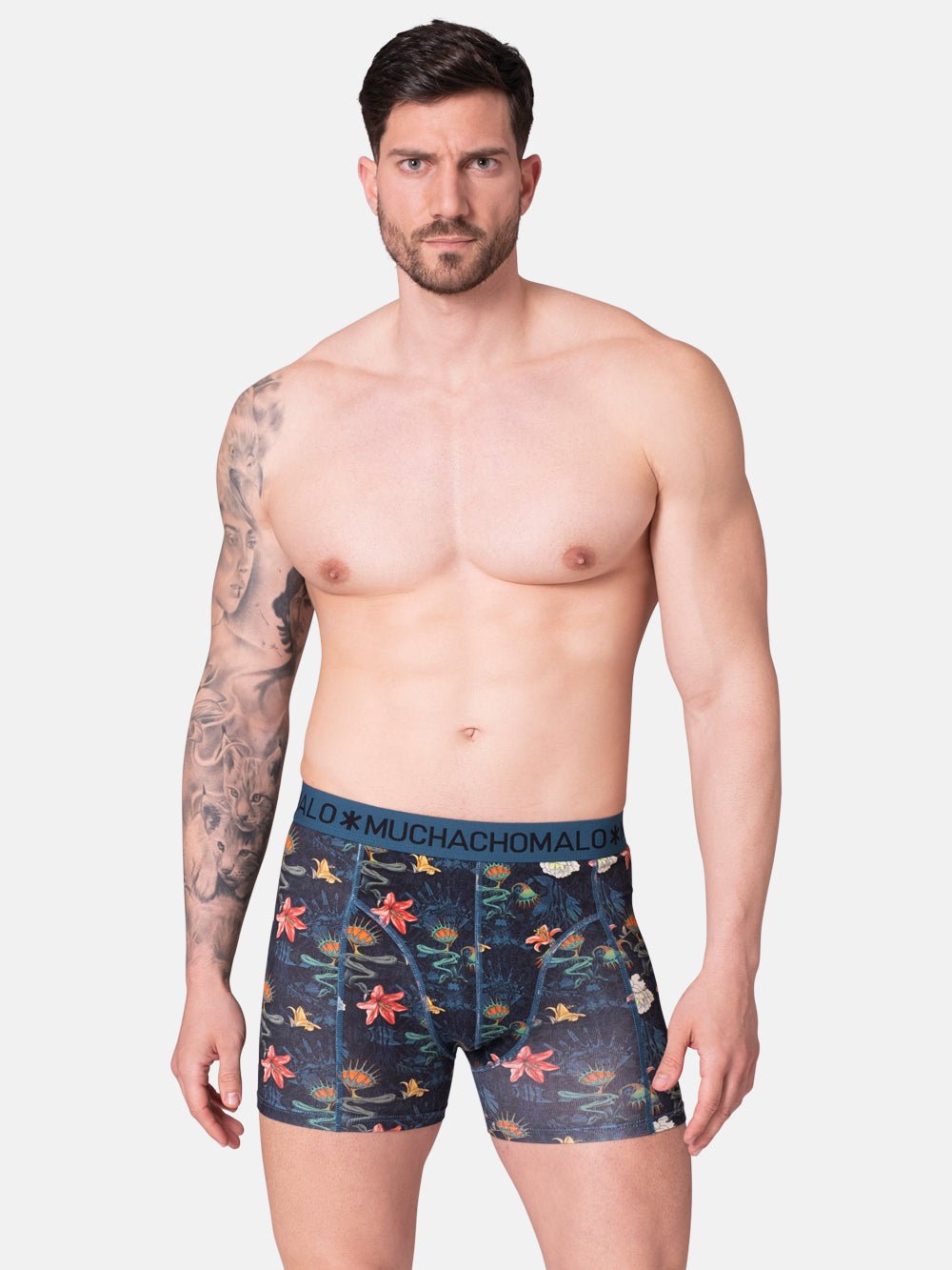 Heren 12-pack Boxershorts Print/Effen