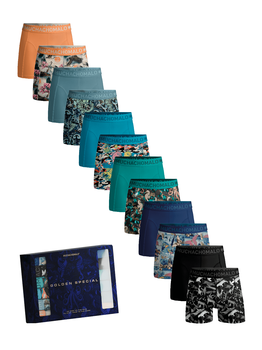 Heren 12-pack Boxershorts