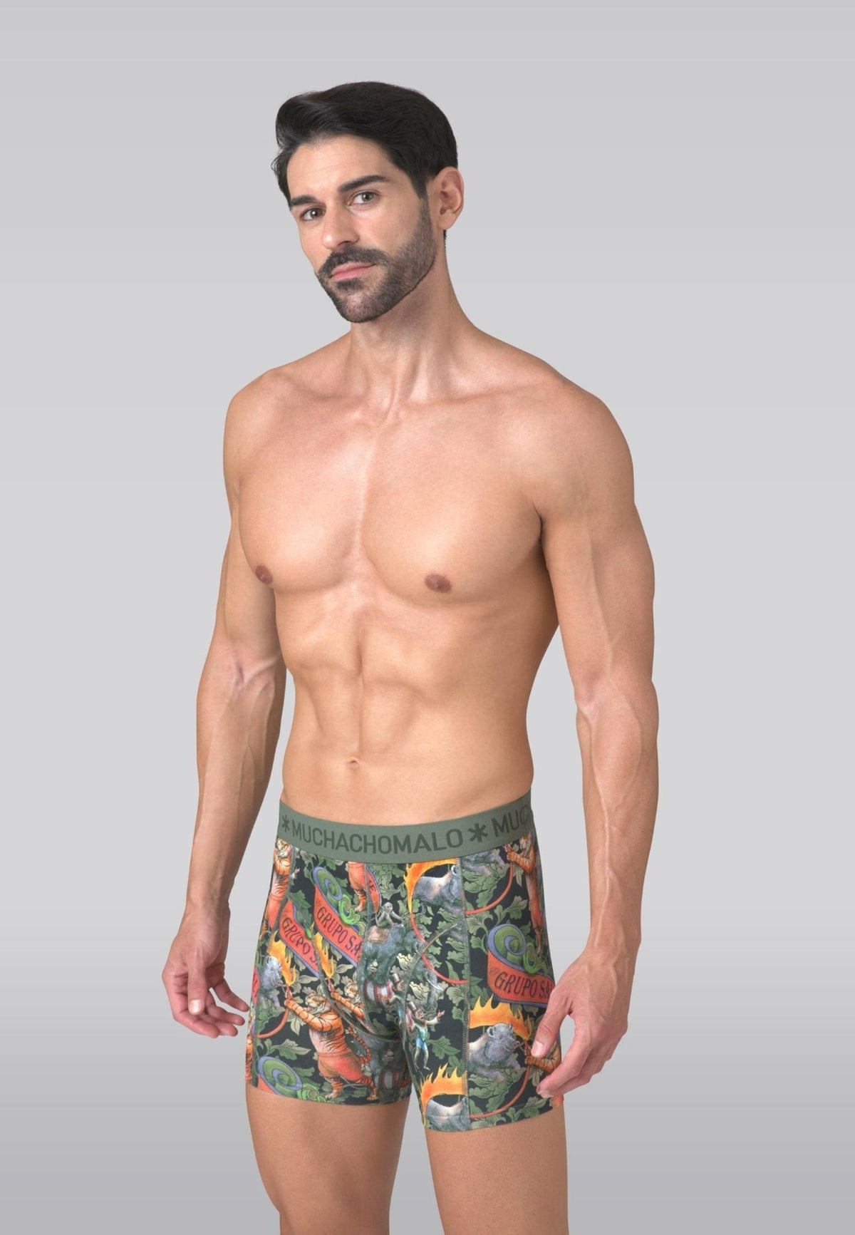 Heren 2-pack Boxershorts Circus Animals