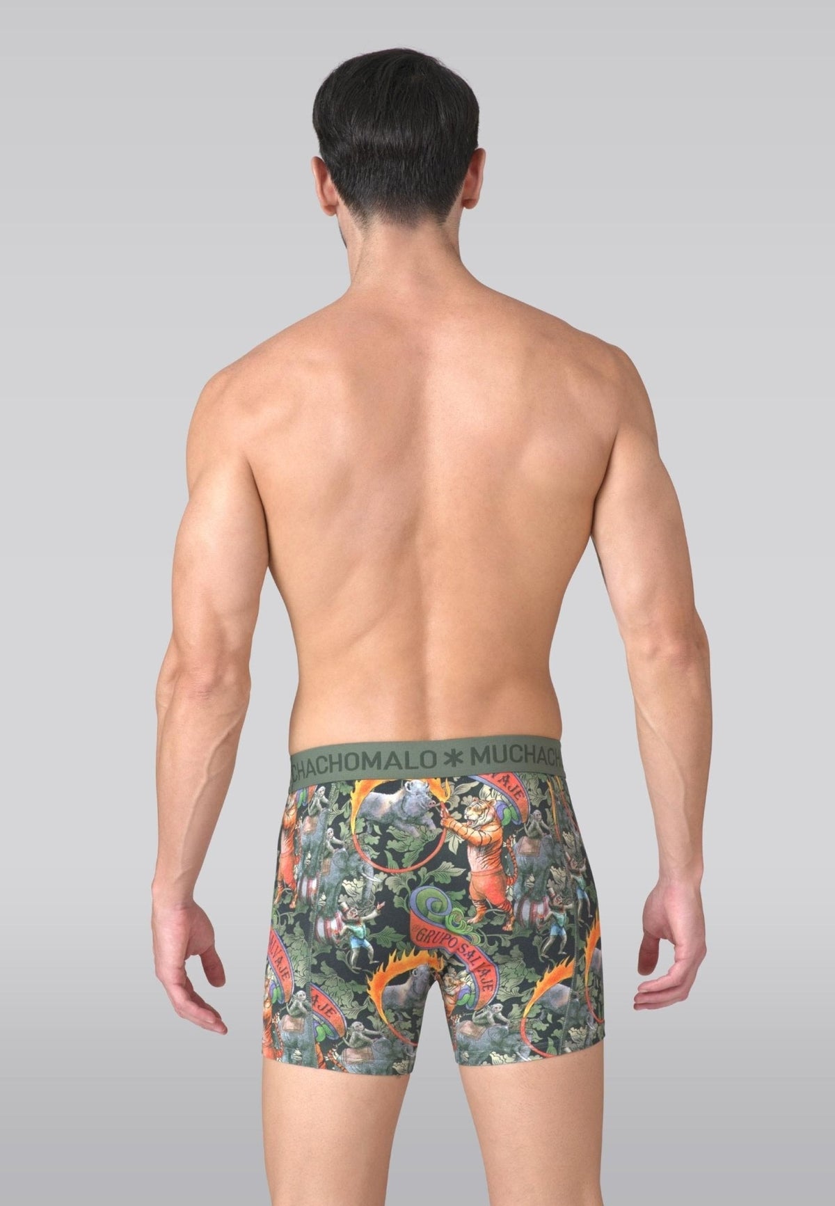 Heren 2-pack Boxershorts Circus Animals