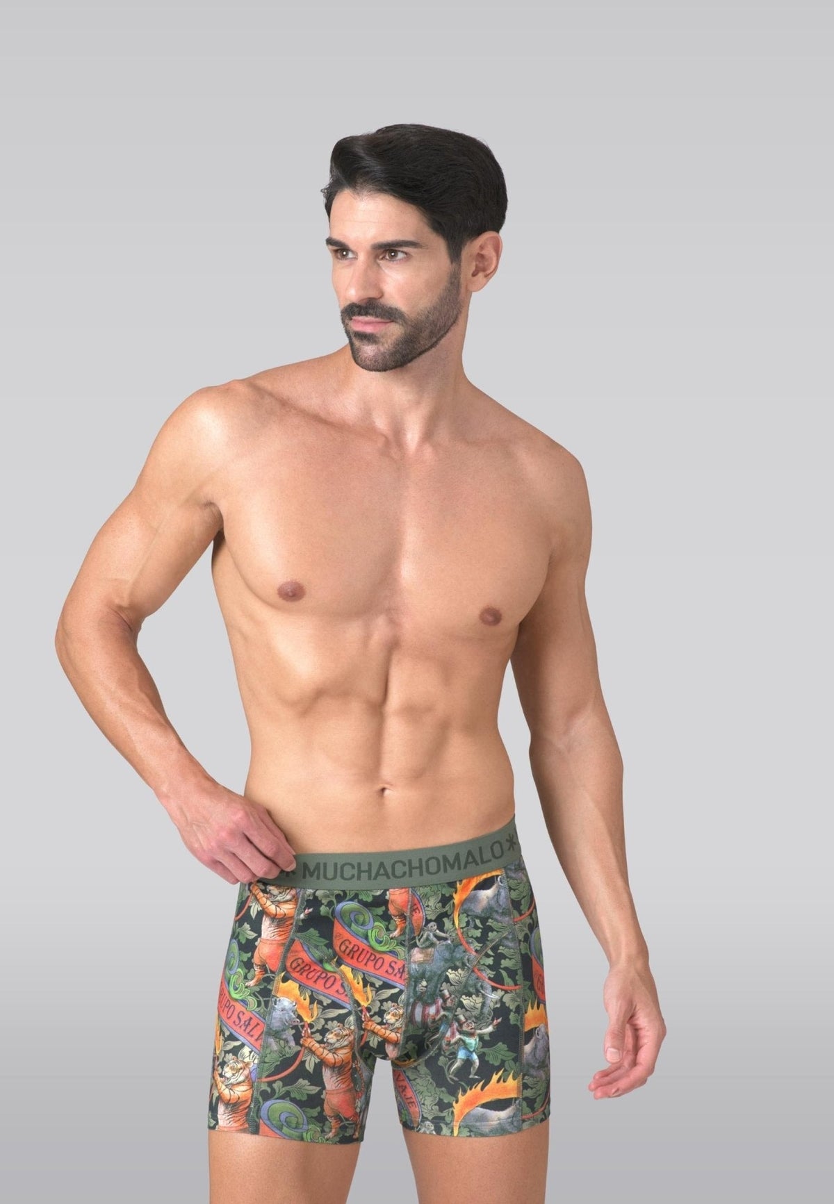 Heren 2-pack Boxershorts Circus Animals