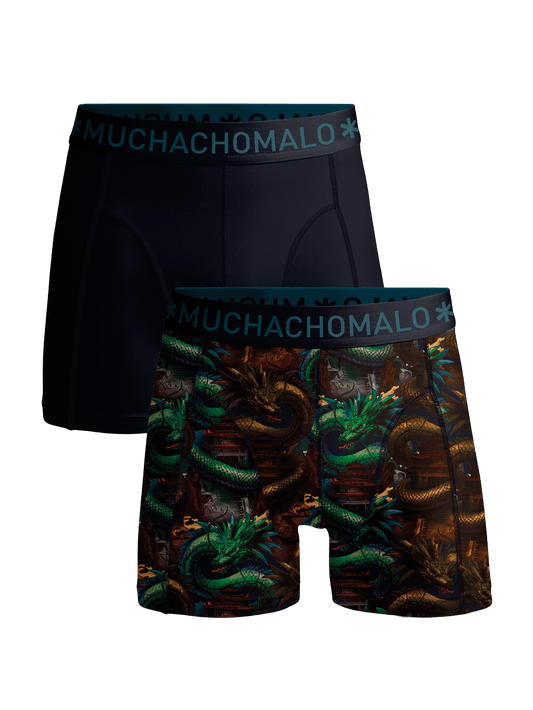 Heren 2-pack Boxershorts Cotton Modal