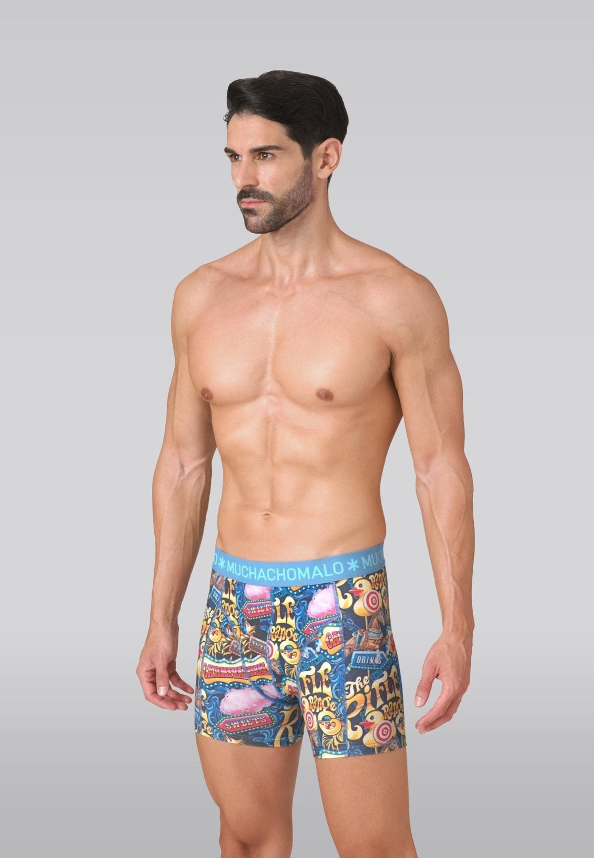 Heren 2-pack Boxershorts Funfair