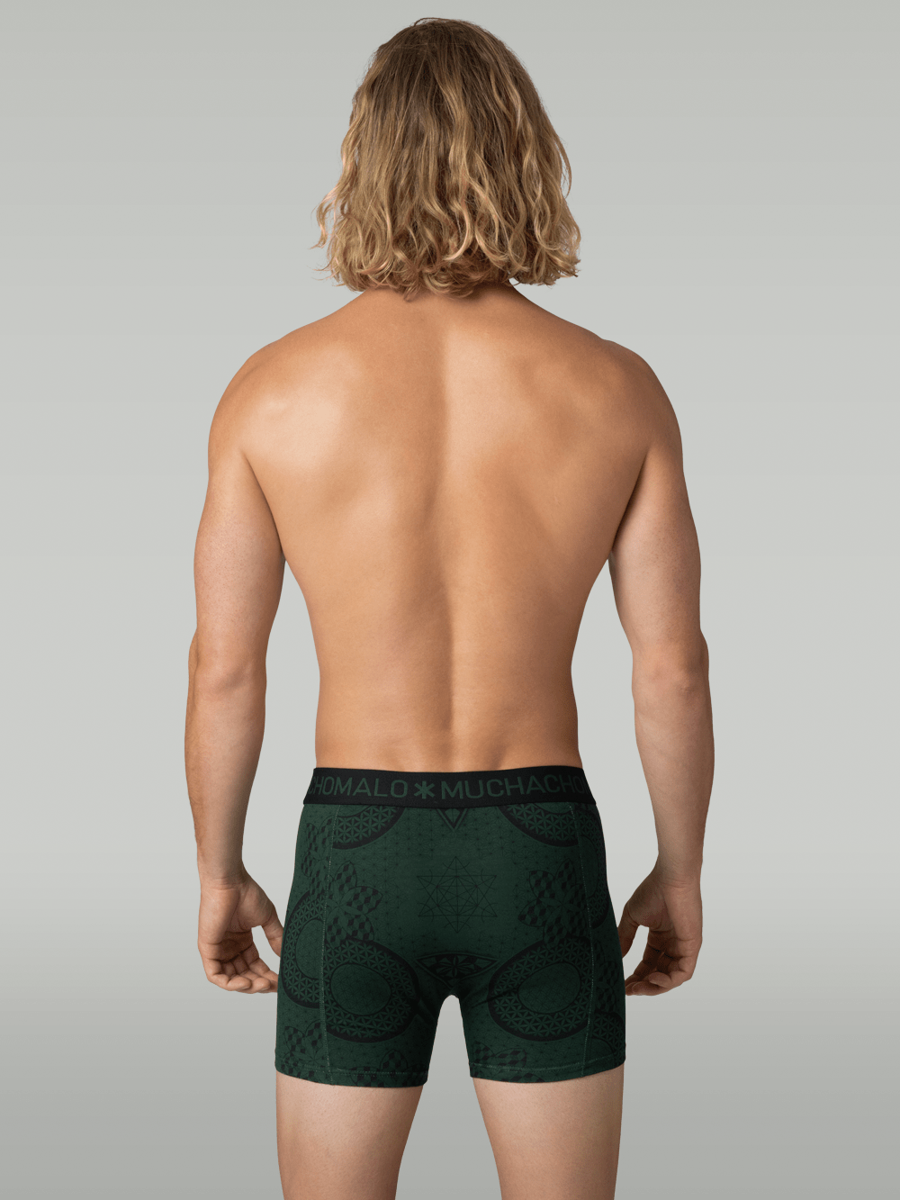 Heren 2-pack Boxershorts Geometric