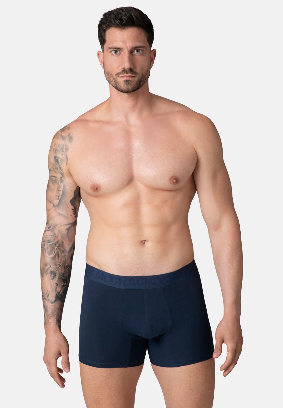 Heren 2-pack Boxershorts Licht Katoen
