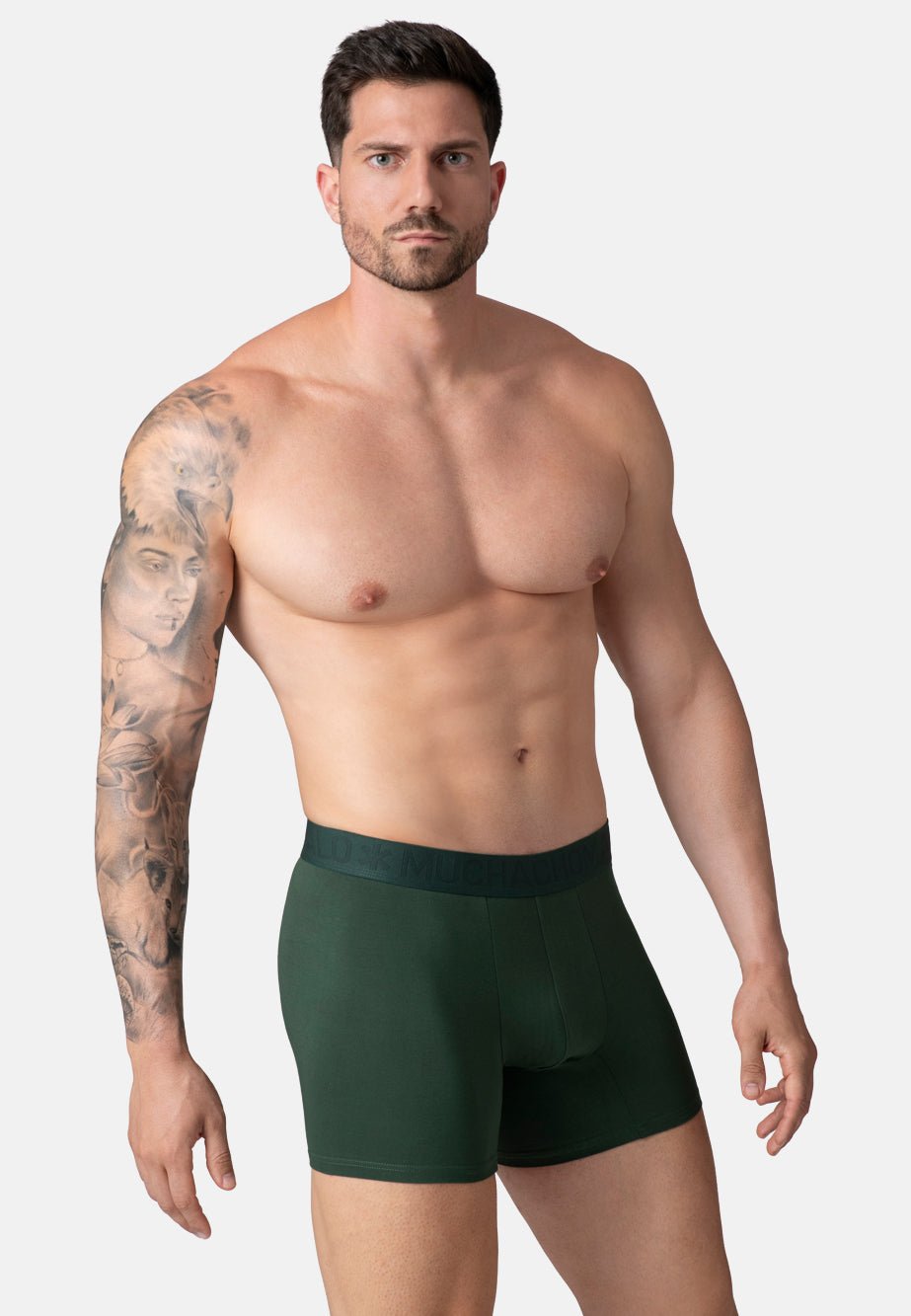 Heren 2-pack Boxershorts Licht Katoen