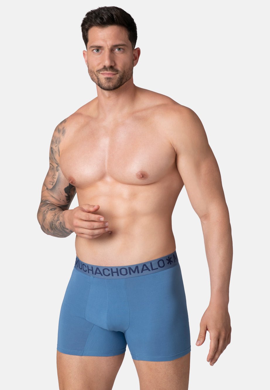Heren 2-pack Boxershorts Licht Katoen