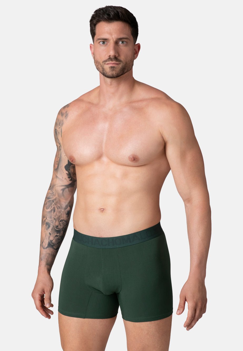 Heren 2-pack Boxershorts Licht Katoen
