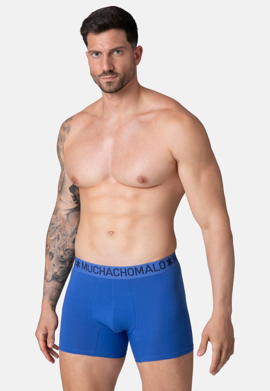 Heren 2-pack Boxershorts Licht Katoen