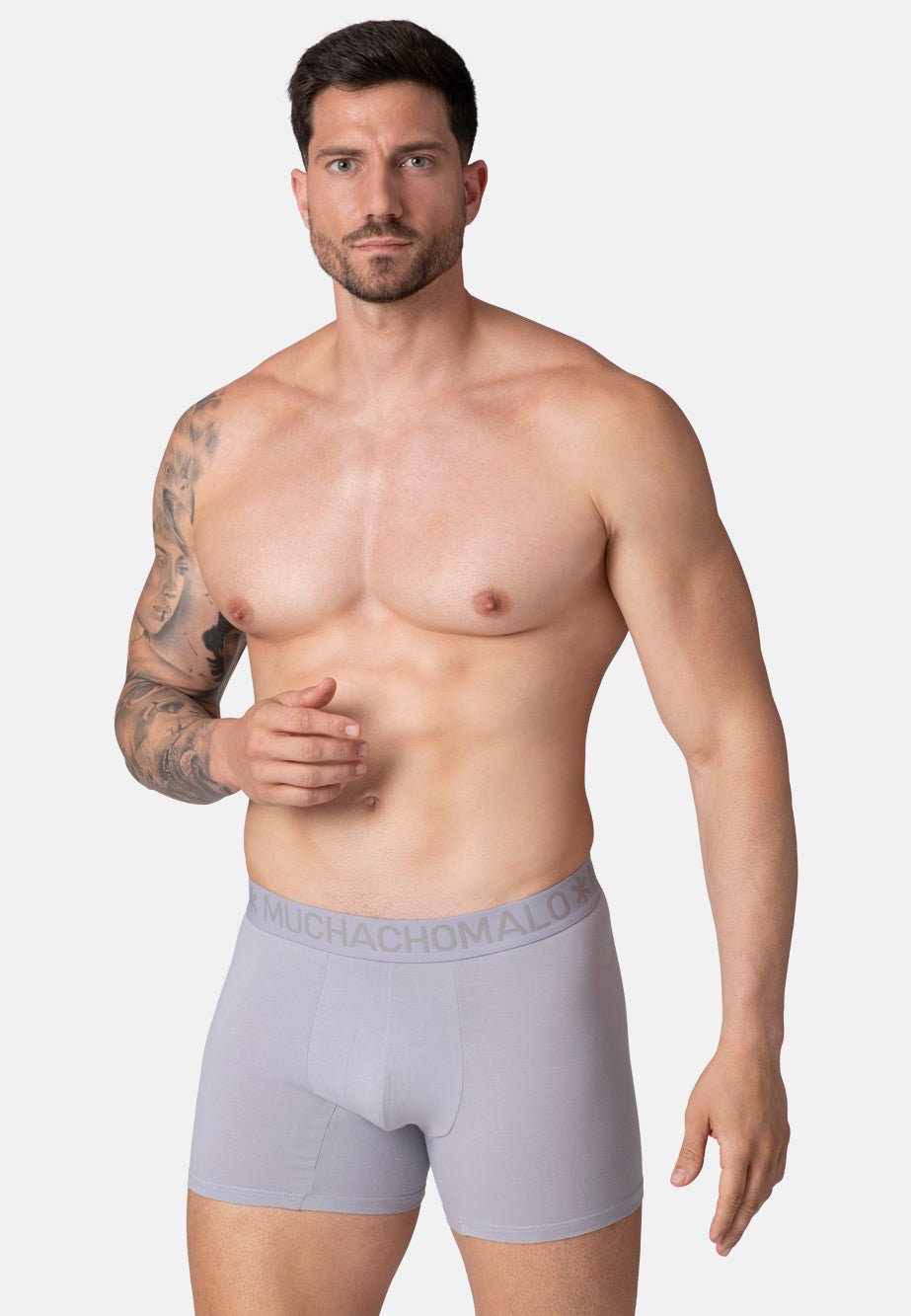 Heren 2-pack Boxershorts Licht Katoen