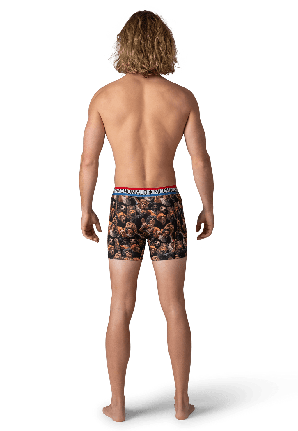 Heren 2-pack Boxershorts Oranje Special 2 + gratis sleutelhanger