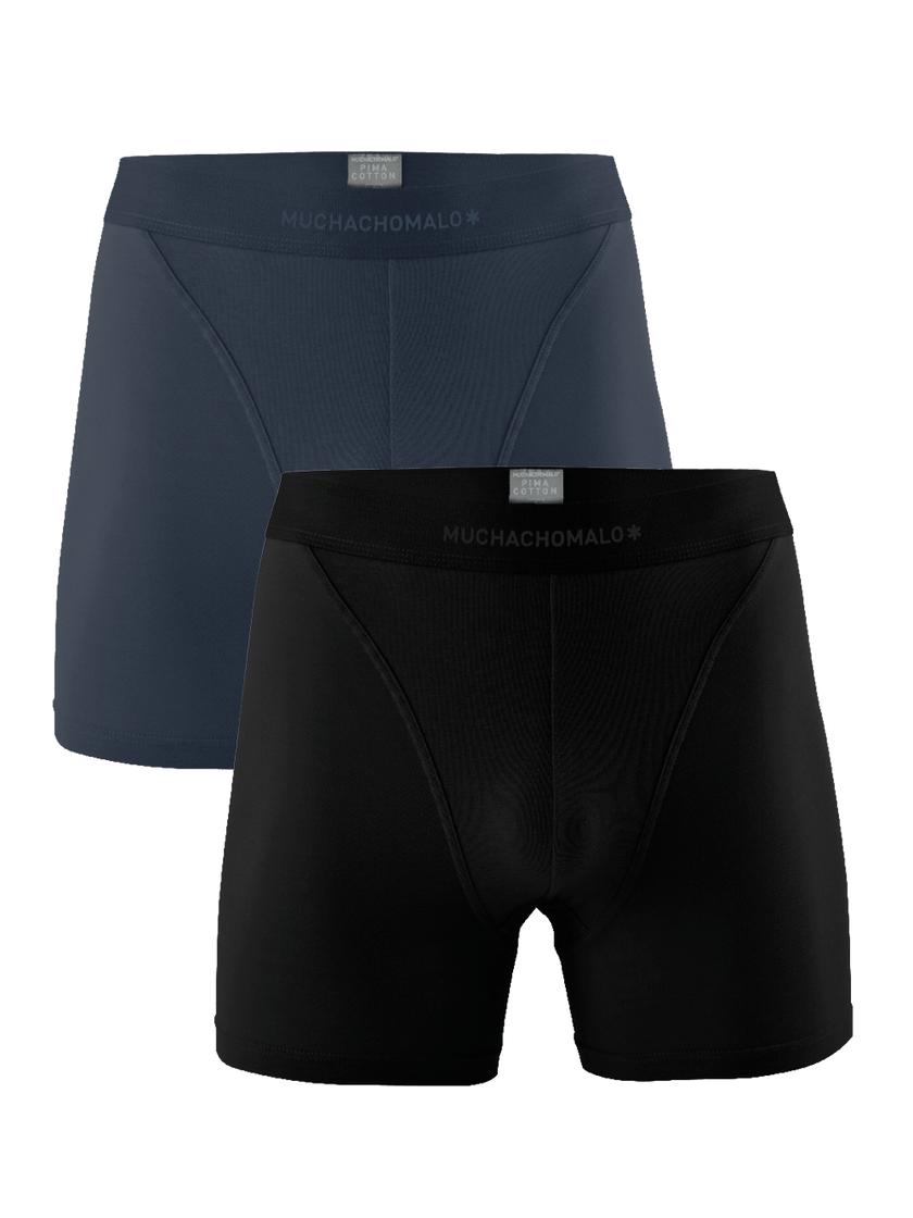Heren 2-pack Boxershorts Pima Cotton