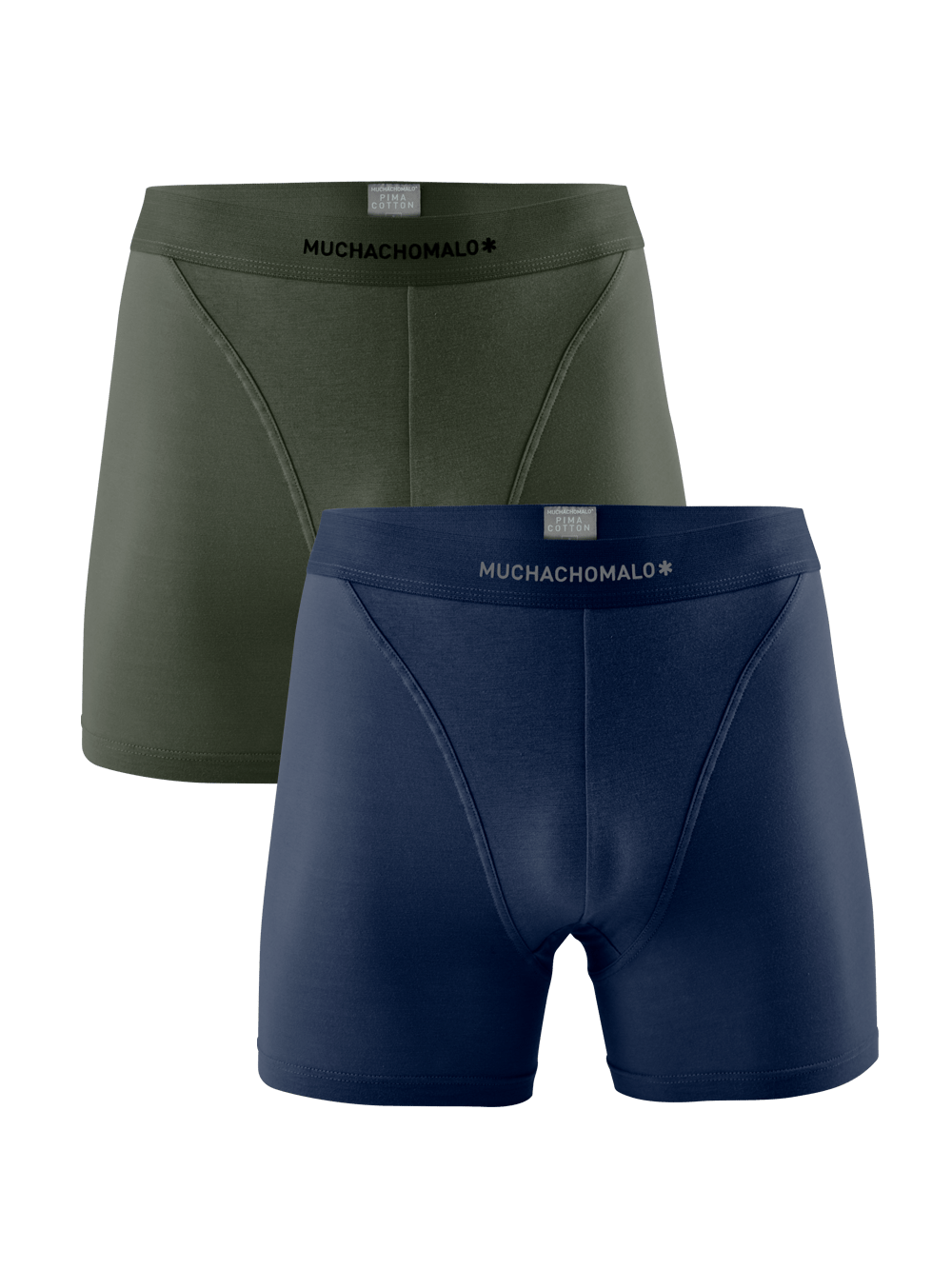 Heren 2-pack Boxershorts Pima Katoen
