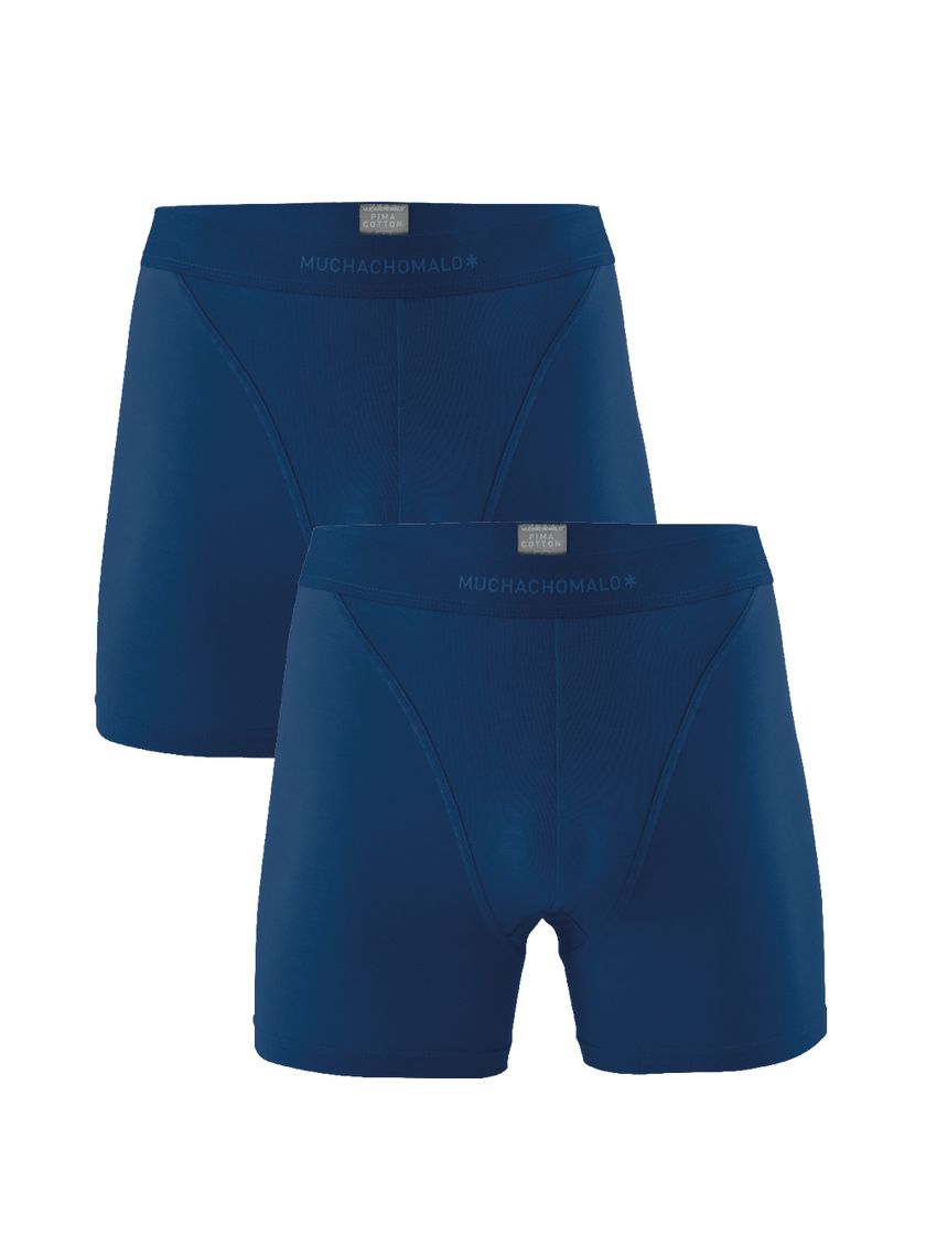 Heren 2-pack Boxershorts Pima Katoen