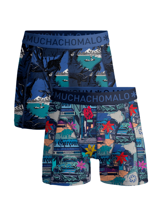 Heren 2-pack Boxershorts Urbex Jungle