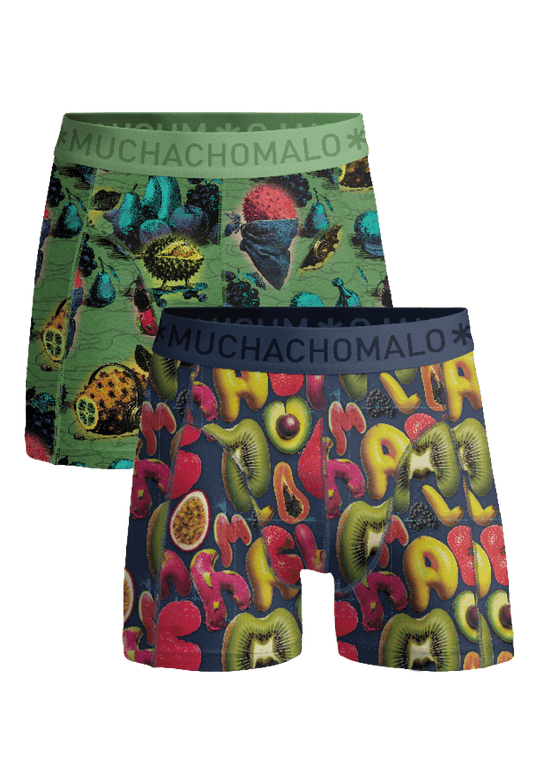 Heren 2-pack Boxershorts Weird Fruit