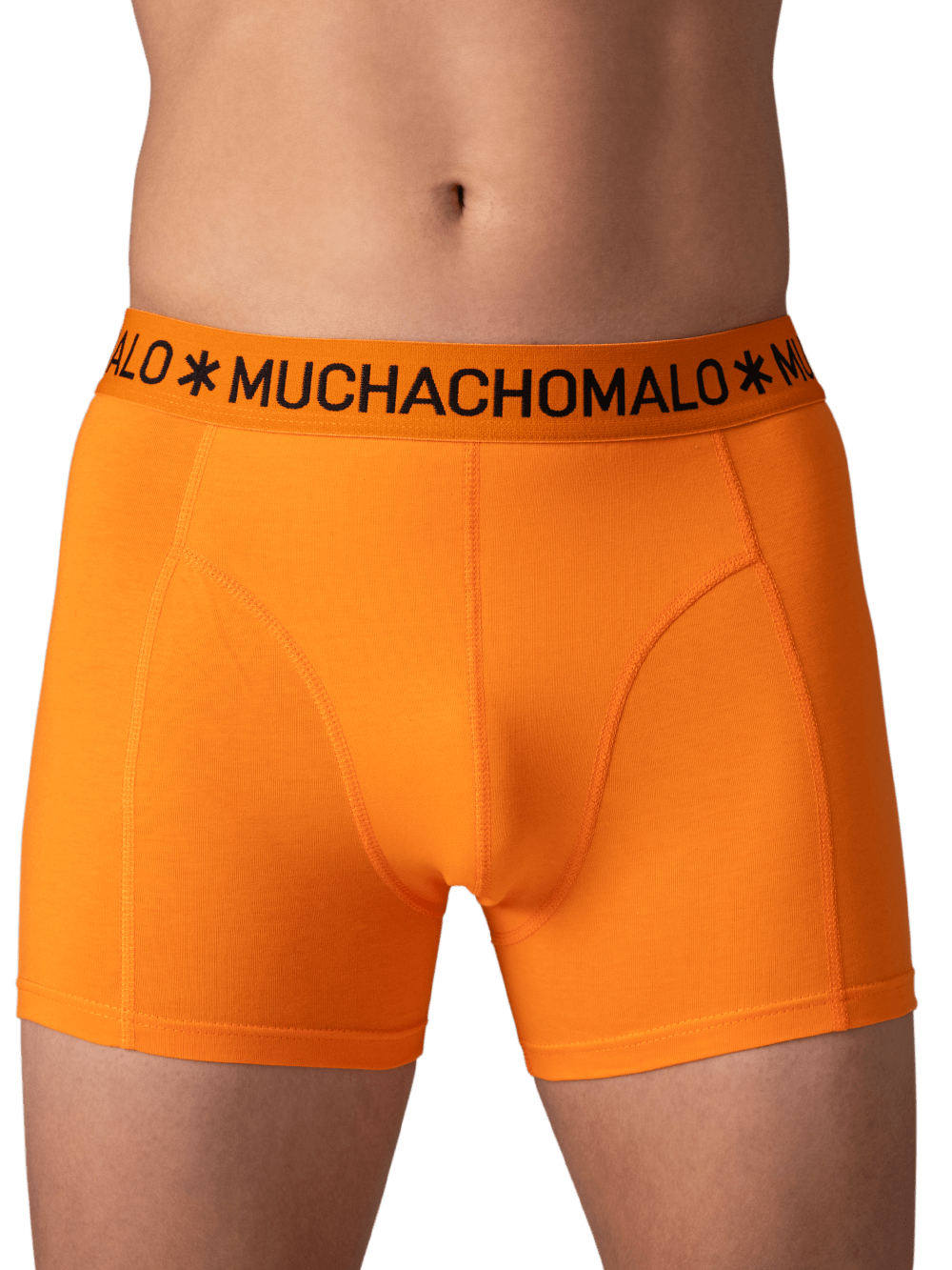 Heren 2-pack Boxershorts Oranje Special 1 + gratis sleutelhanger