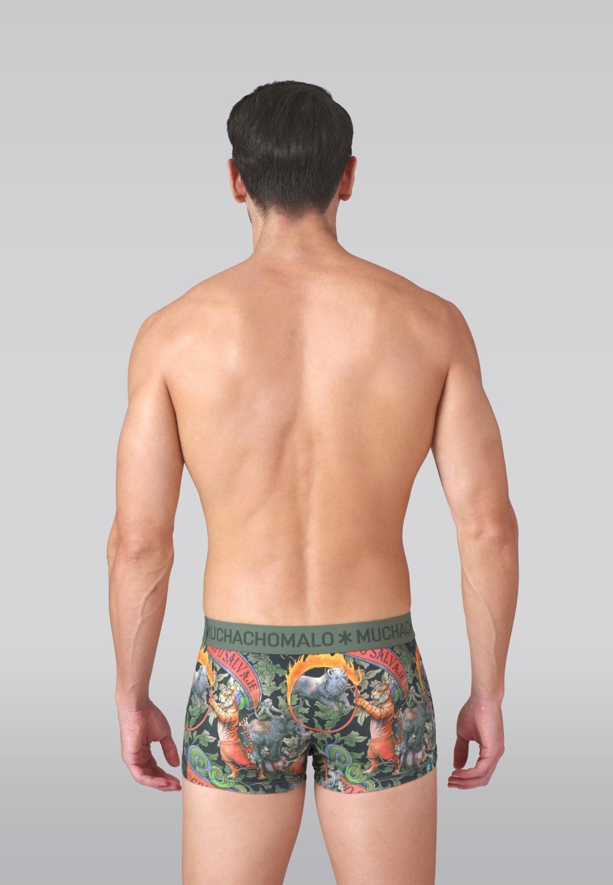 Heren 2-pack Trunks Circus Animals