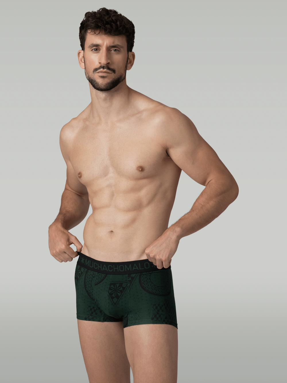 Heren 2-pack Trunks Geometric
