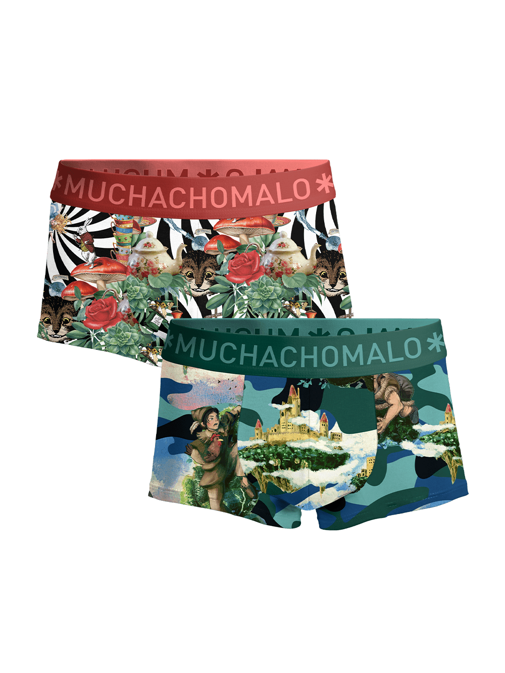 Heren 2-pack Trunks Jackbean Alicewonder